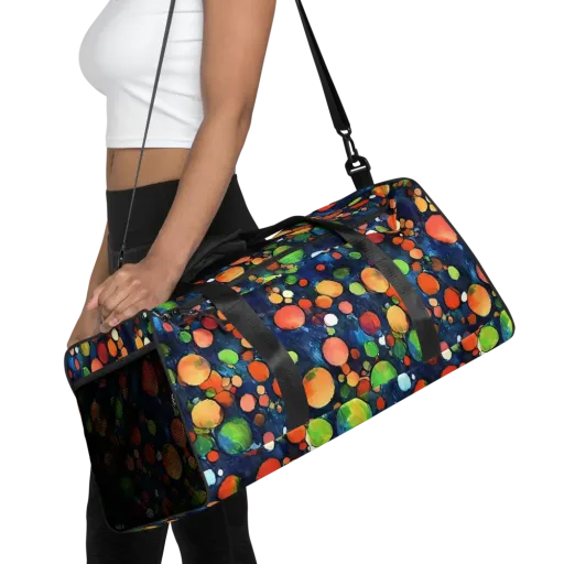 Midnight Orchard on a Duffle Bag