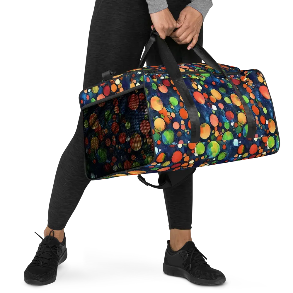 Midnight Orchard on Duffle Bag — Right Front