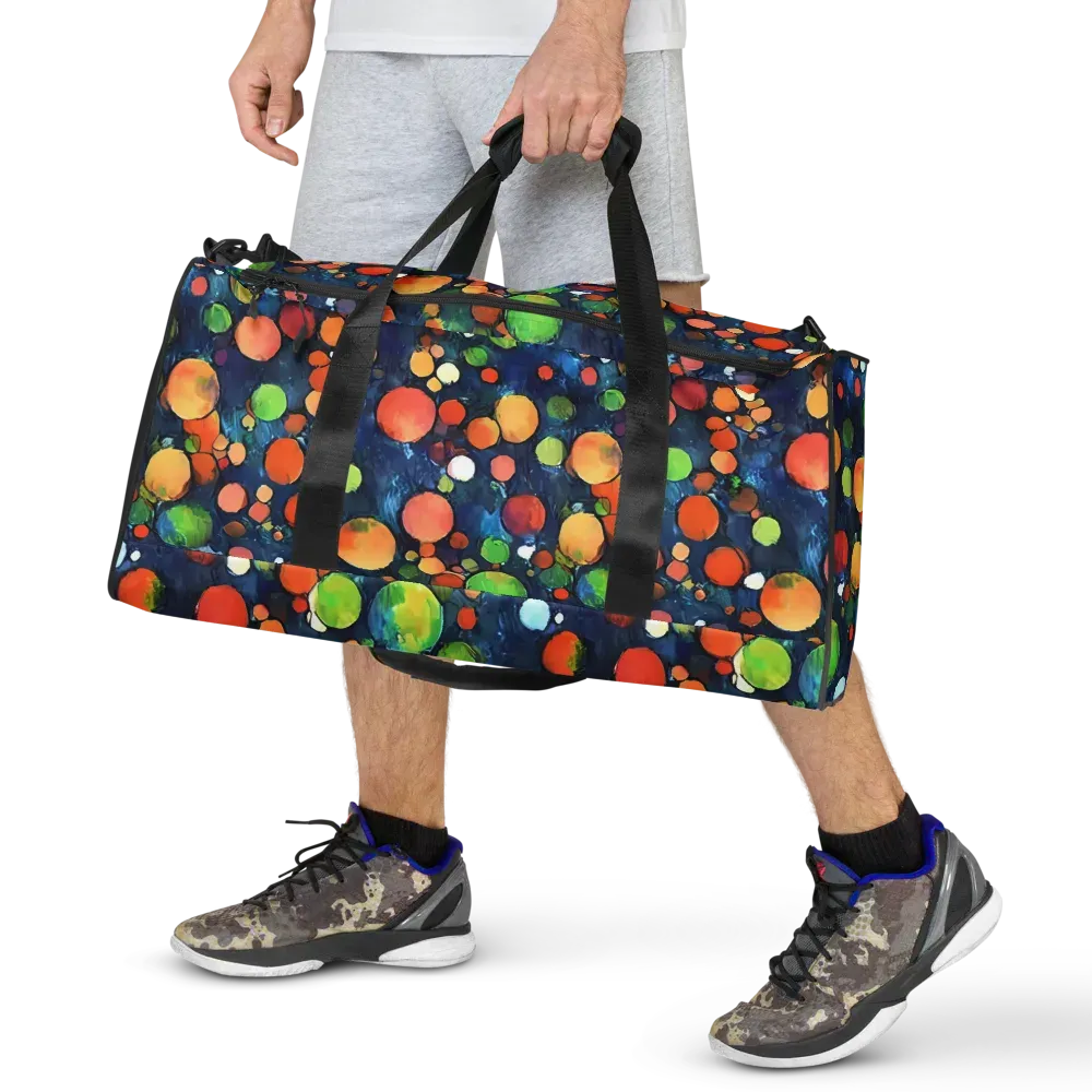 Midnight Orchard on Duffle Bag — Front