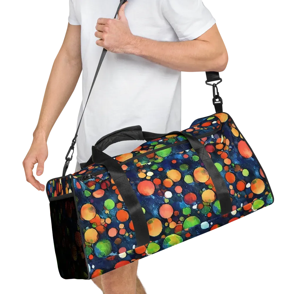 Midnight Orchard on Duffle Bag — Right Front