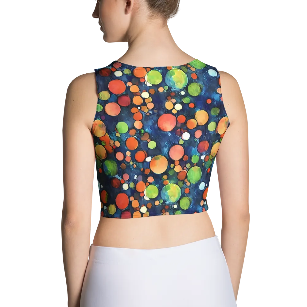 Midnight Orchard on Crop Top — Back