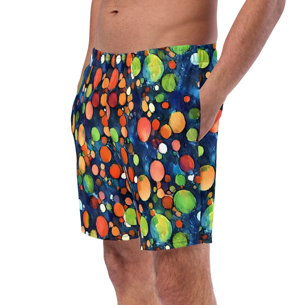 Midnight Orchard on Swim Trunks — Left Front