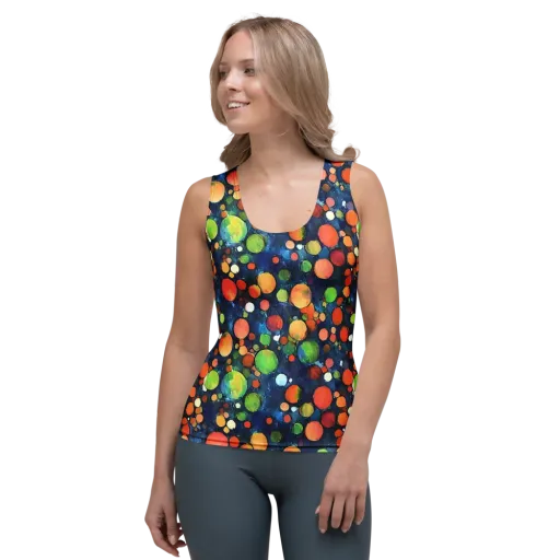 Midnight Orchard on a Women's Tank Top