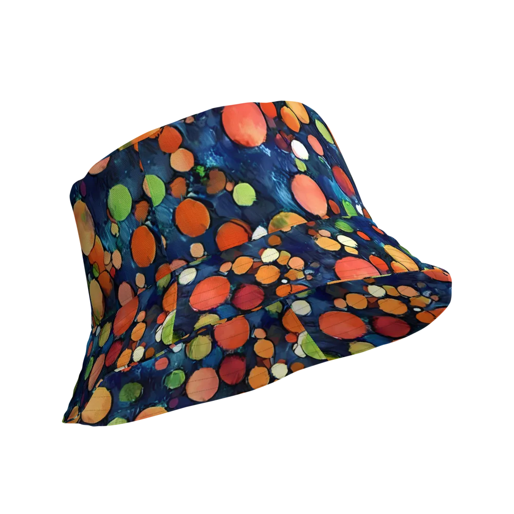 Midnight Orchard on Reversible Bucket Hat — Product details Outside