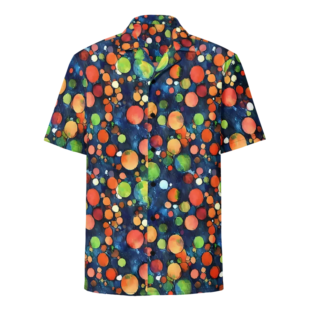 Midnight Orchard on Button Shirt — Front