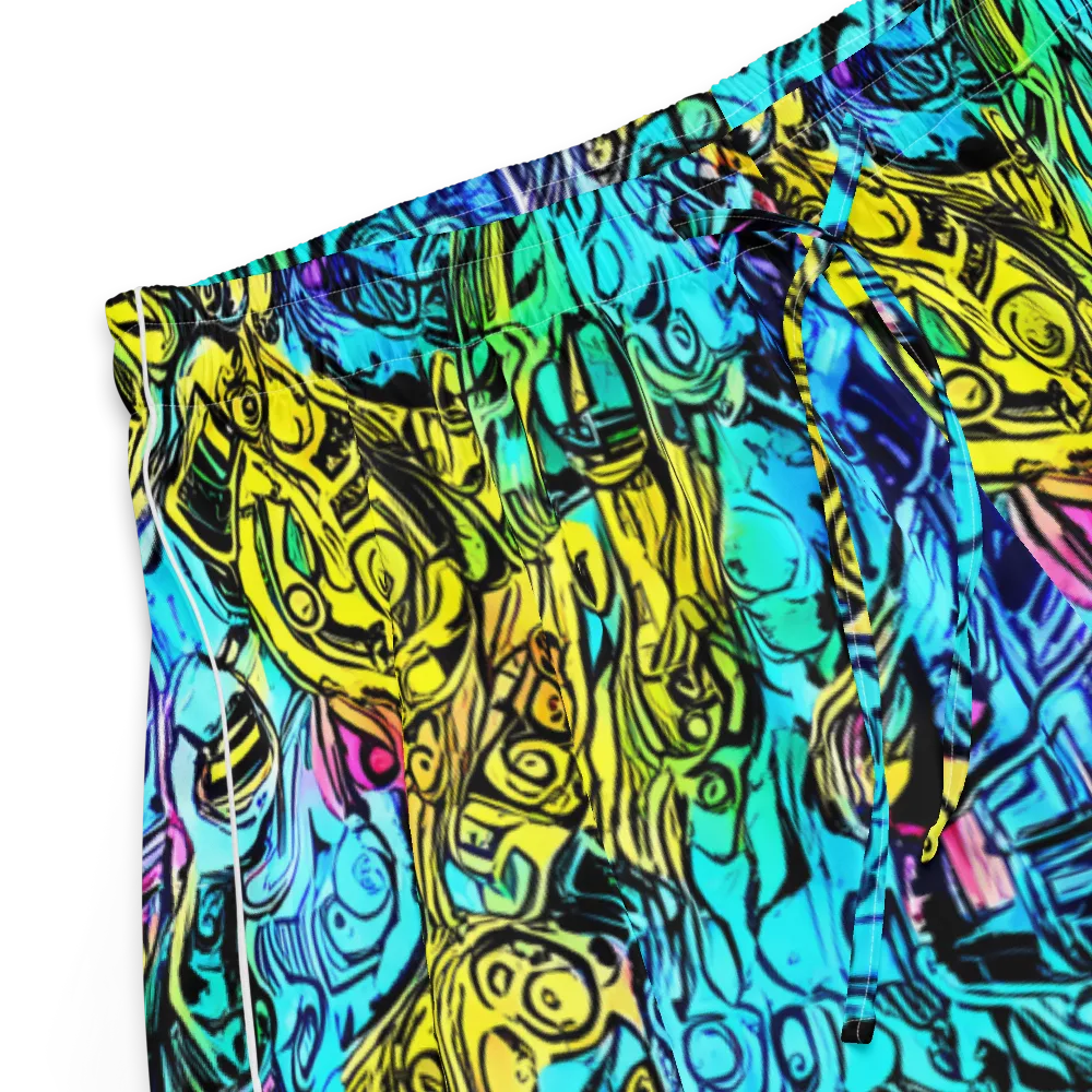 Cyan Frenzy on Women's Pajama Shorts — Product details
