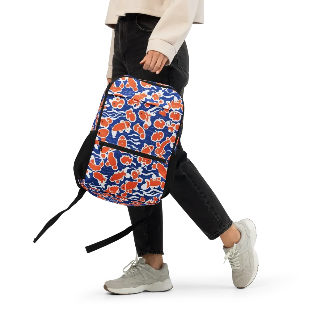 Crimson Current on Utility Backpack — Front