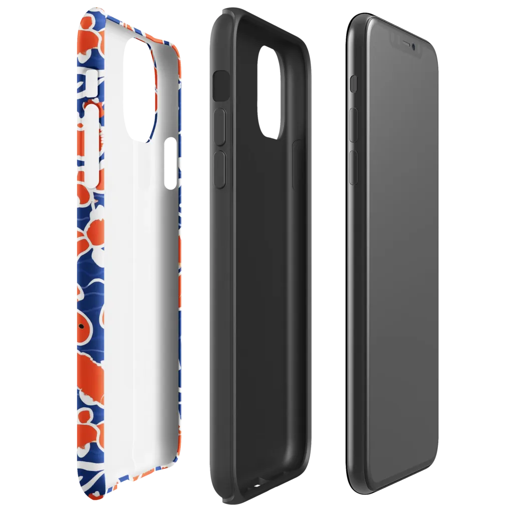 Crimson Current on Tough Case for iPhone® — Right