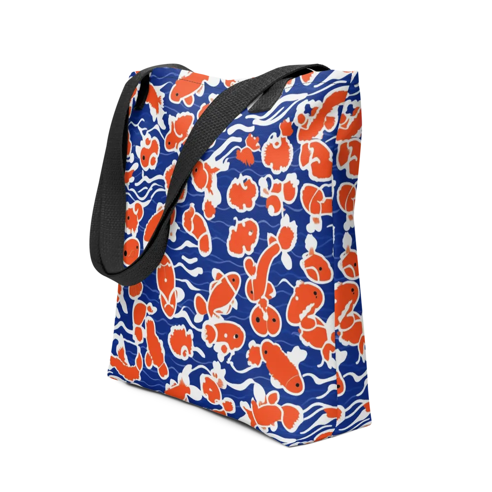 Crimson Current on Tote Bag — Front