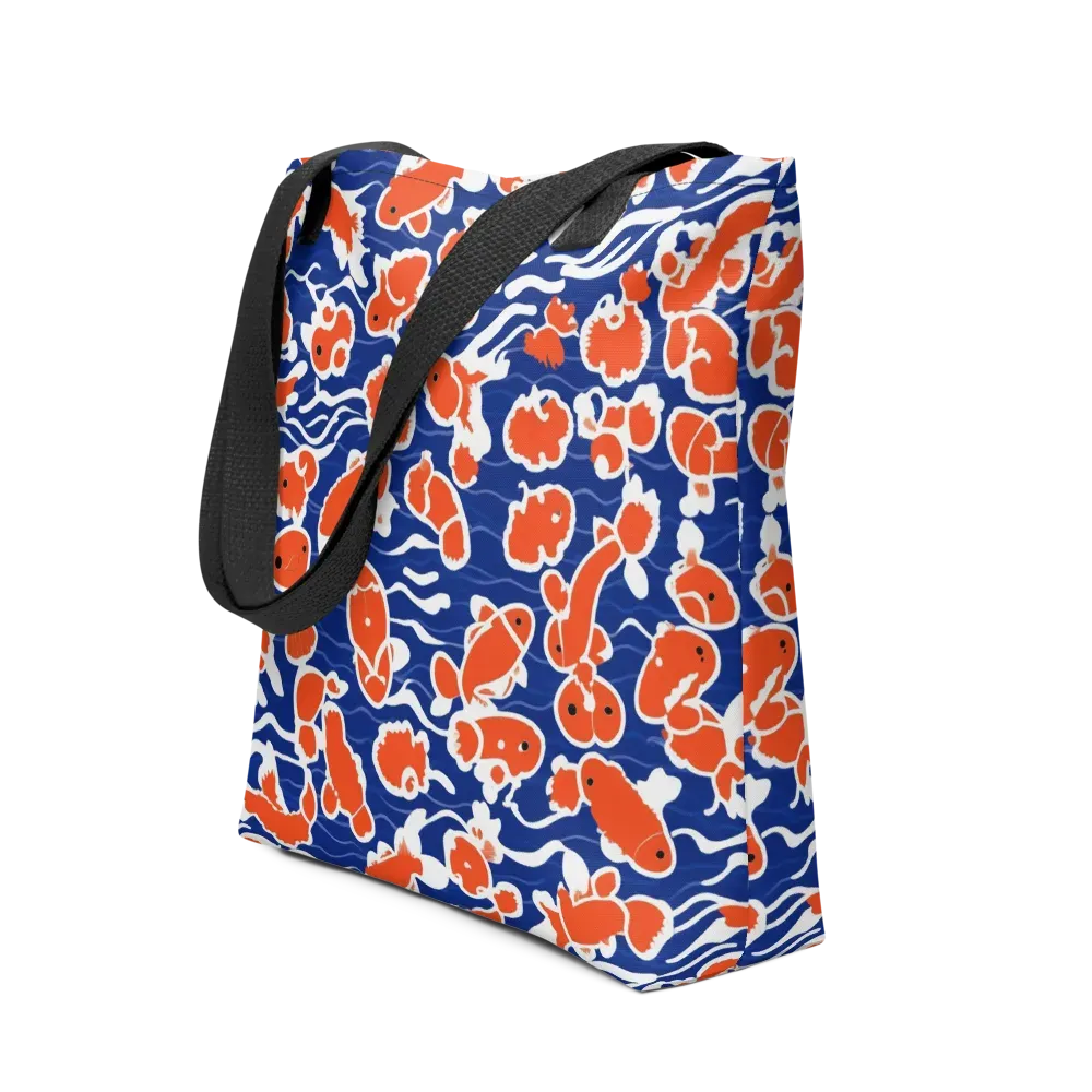 Crimson Current on Tote Bag — Front