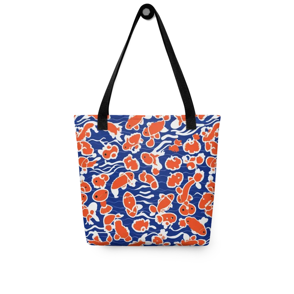 Crimson Current on Tote Bag — Front