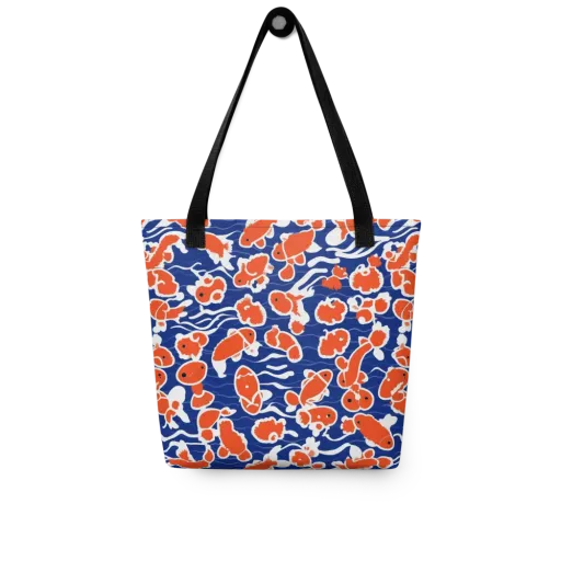 Crimson Current on a Tote Bag