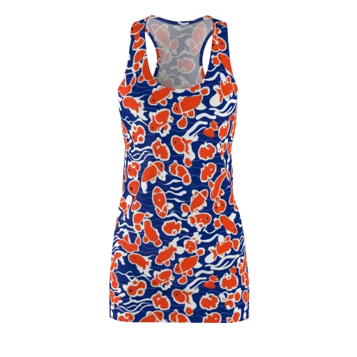 Crimson Current on a Racerback Dress