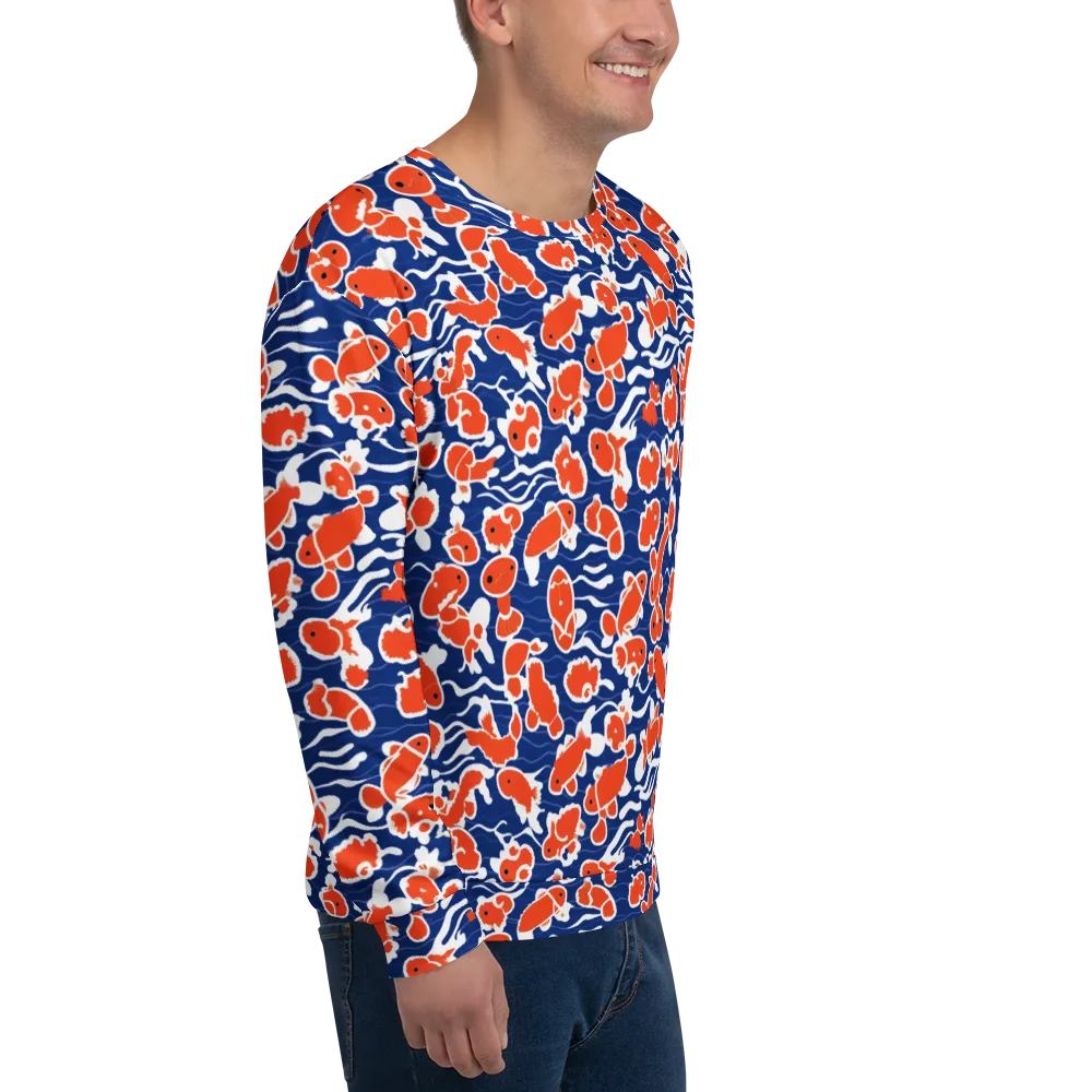 Crimson Current on Sweatshirt — Right Front