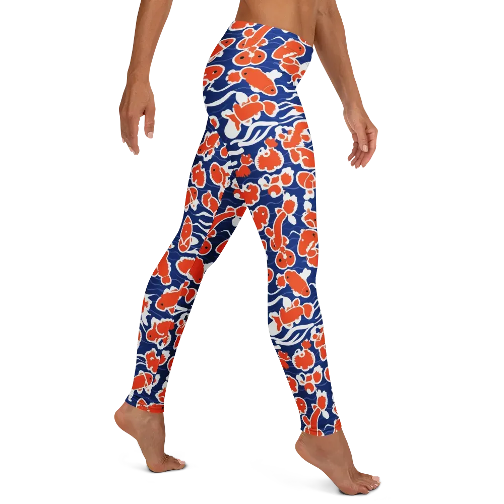 Crimson Current on Leggings — Right