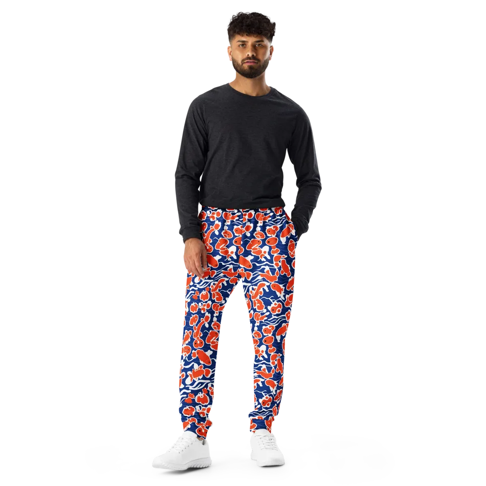 Crimson Current on Men's Joggers — Front