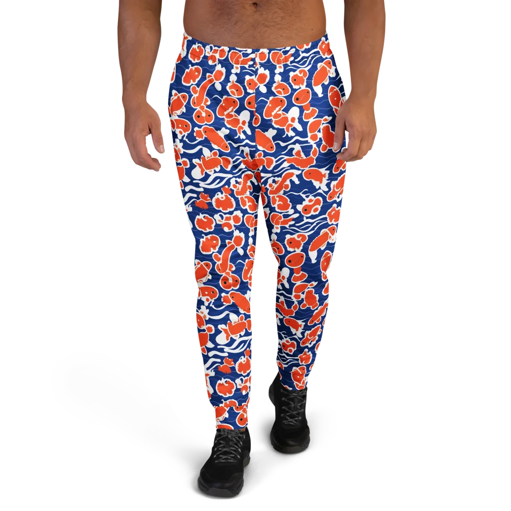 Crimson Current on Men's Joggers — Front
