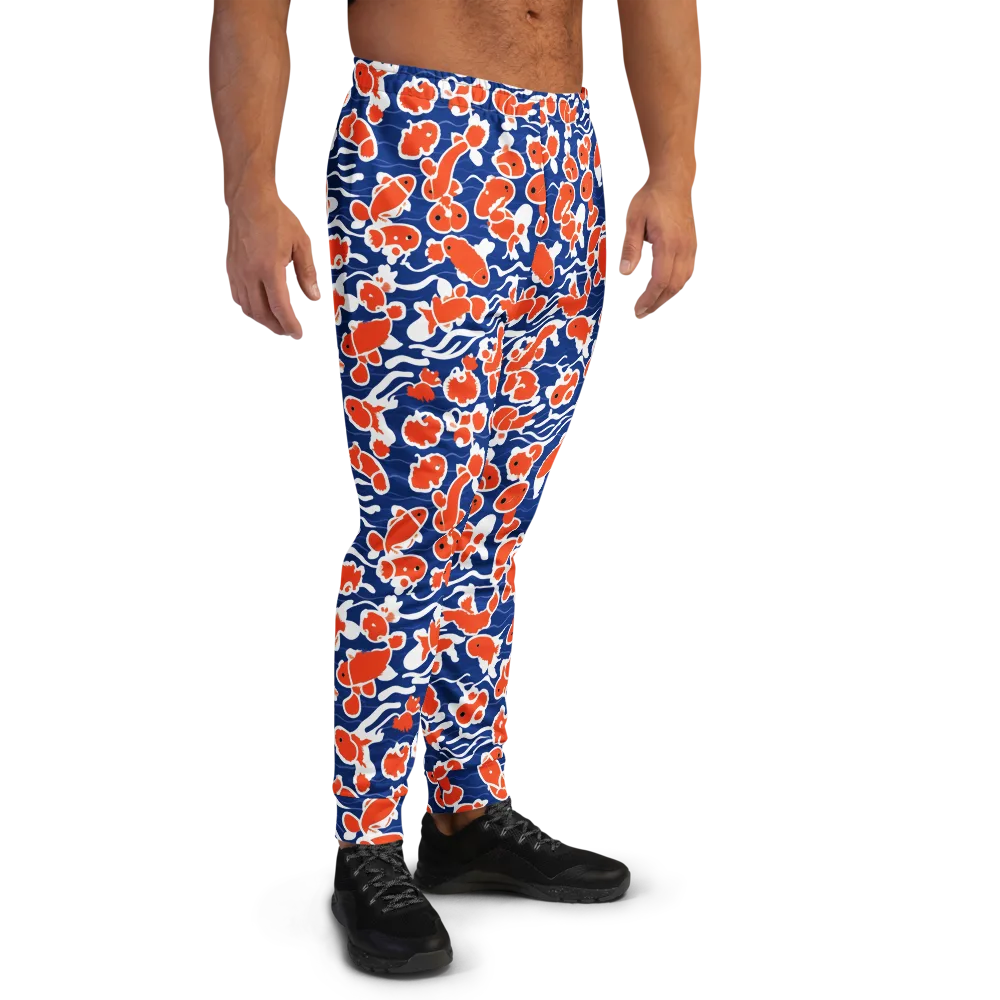 Crimson Current on Men's Joggers — Right
