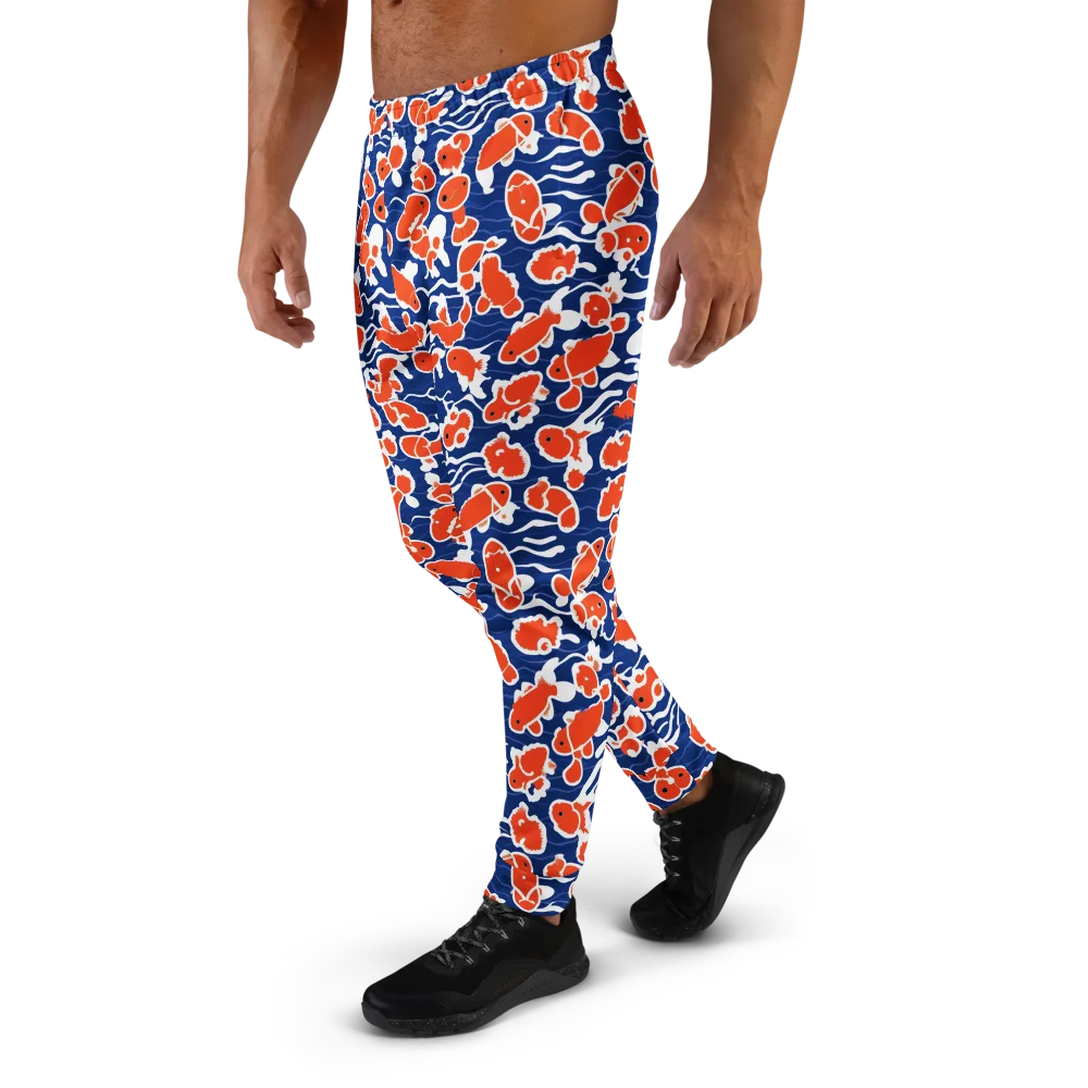 Crimson Current on Men's Joggers — Left