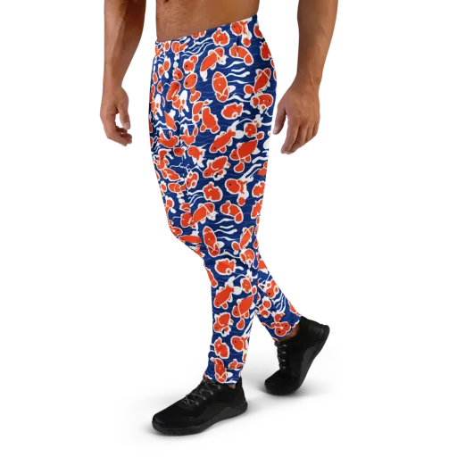 Crimson Current on a Men's Joggers