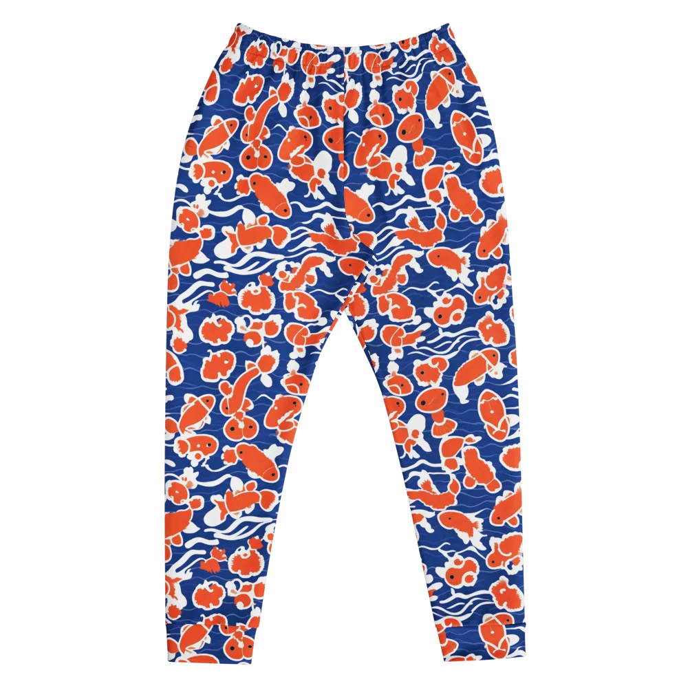 Crimson Current on Men's Joggers — Front