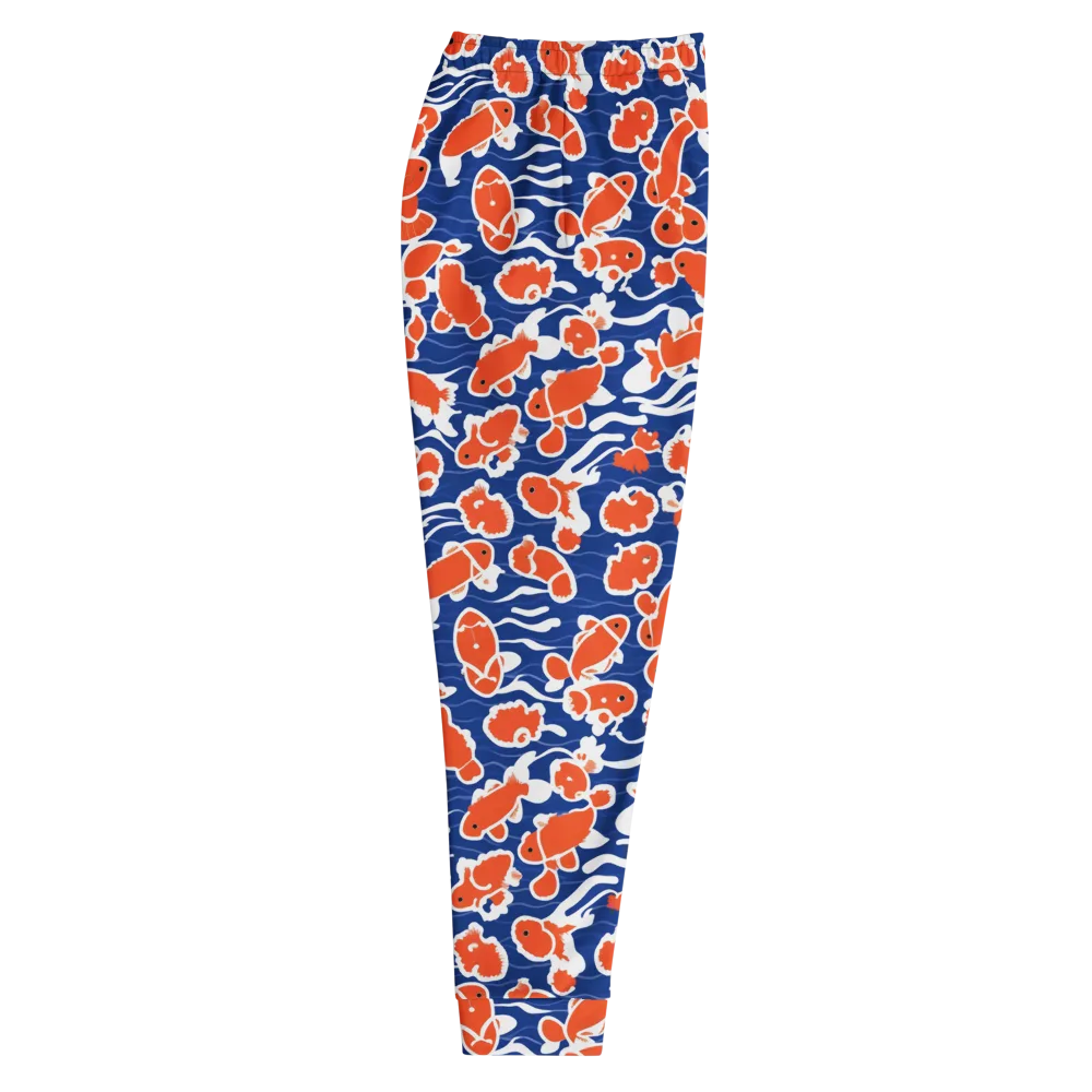 Crimson Current on Men's Joggers — Right