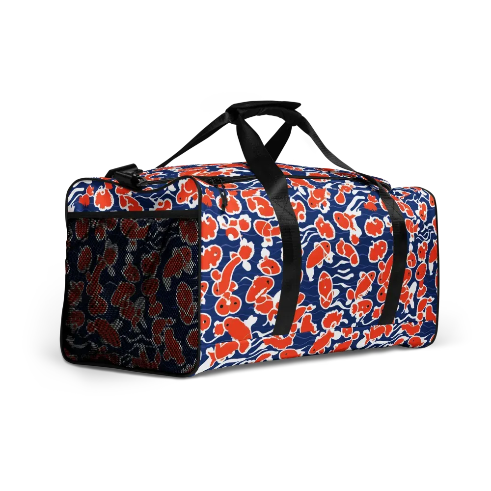 Crimson Current on Duffle Bag — Right Front