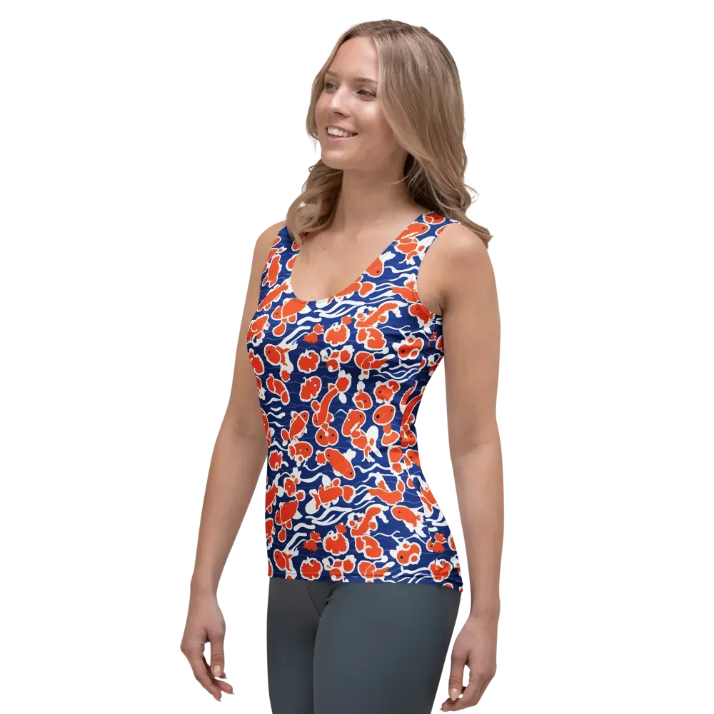 Crimson Current on Women's Tank Top — Left Front