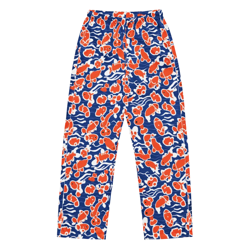 Crimson Current on Women's Pajama Pants — Front