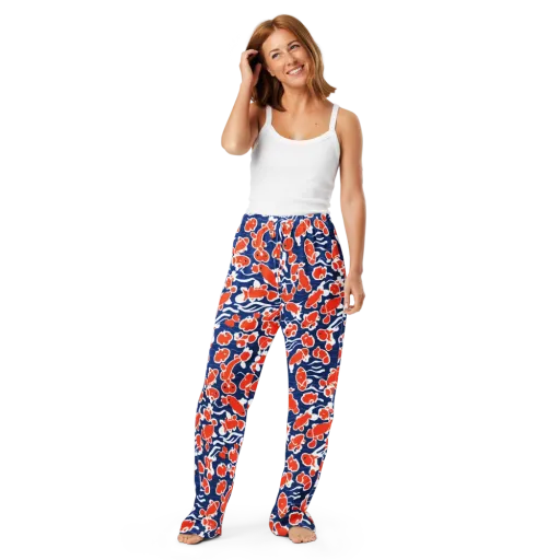 Crimson Current on a Women's Pajama Pants