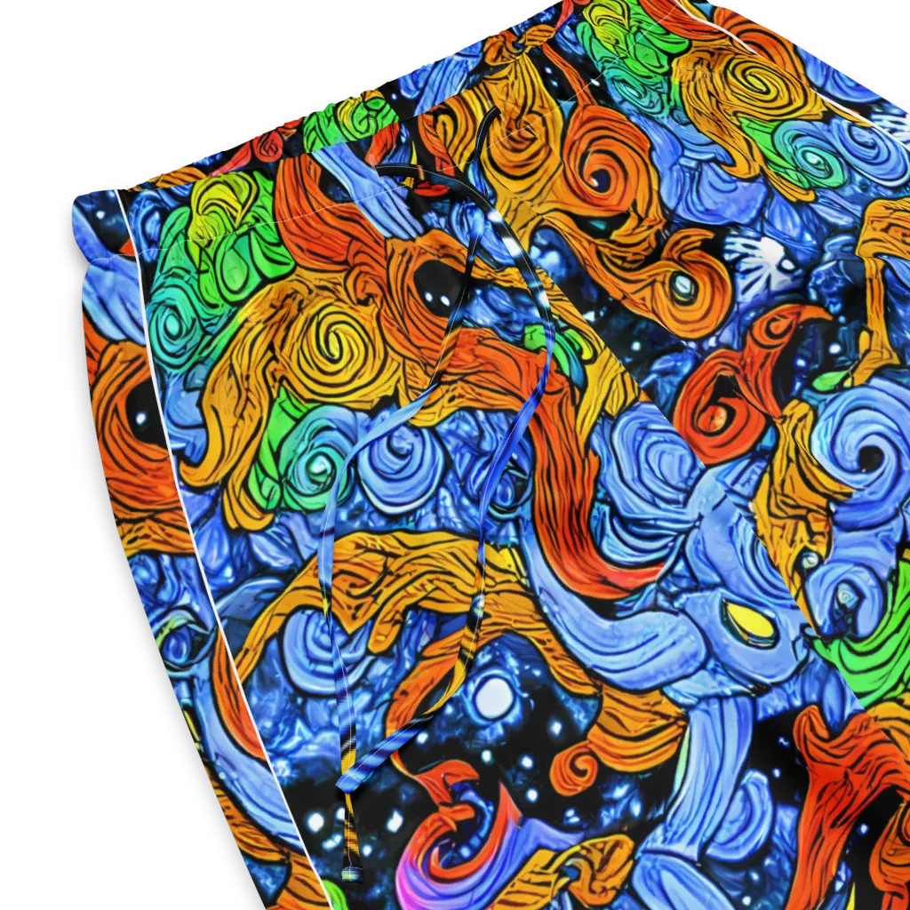 Blue Flame Orbit on Women's Pajama Pants — Product details