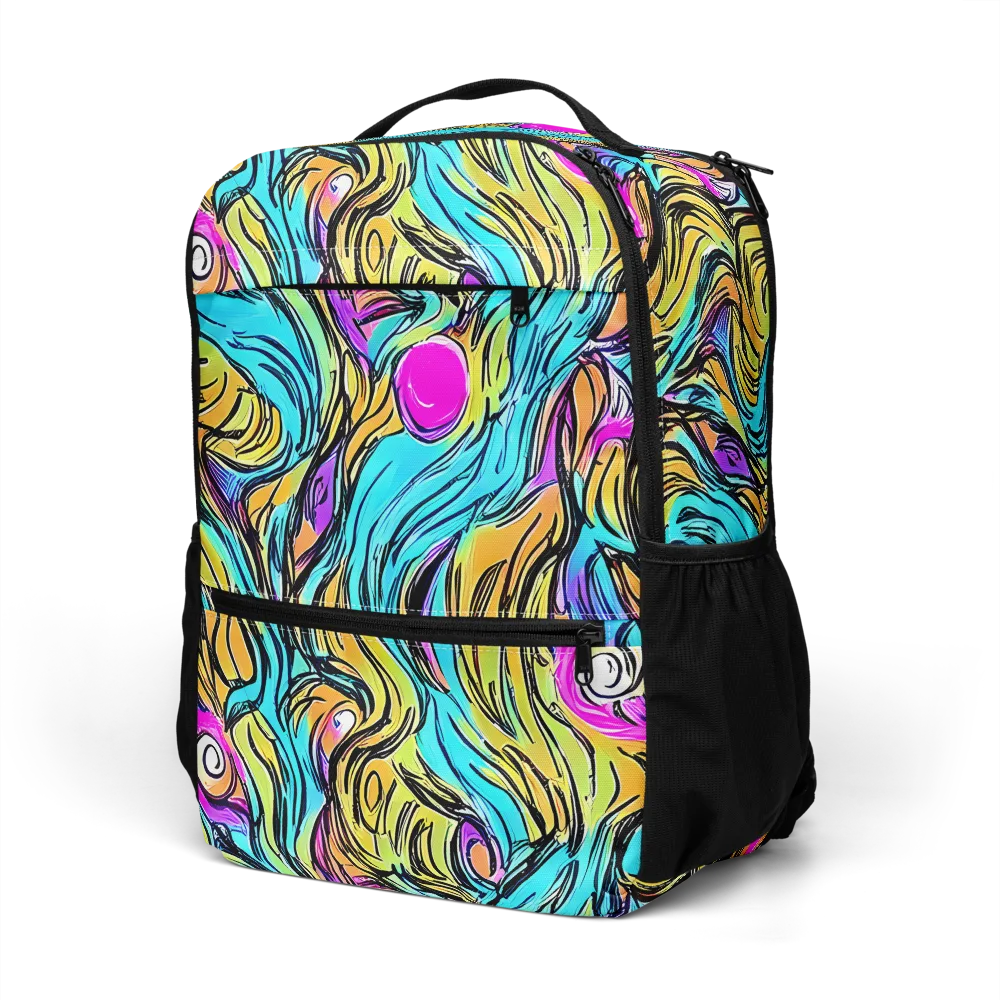 Liquid Neon on Utility Backpack — Left Front