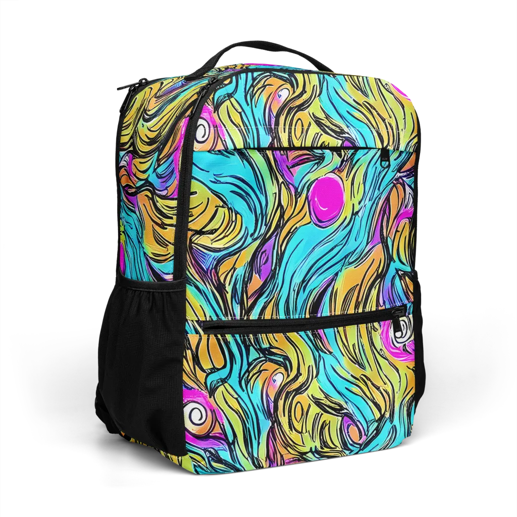 Liquid Neon on Utility Backpack — Right Front