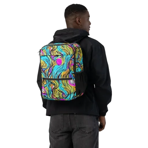 Liquid Neon on a Utility Backpack