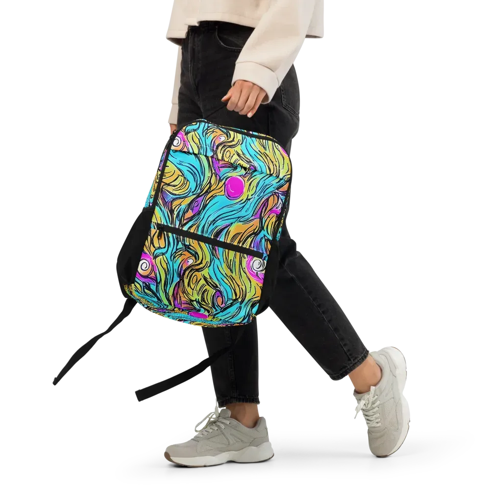 Liquid Neon on Utility Backpack — Front