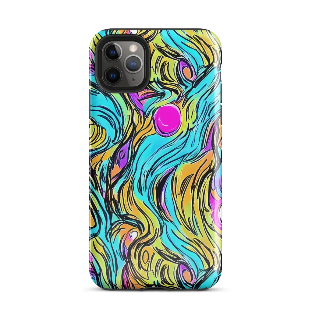 Liquid Neon on Tough Case for iPhone® — Front