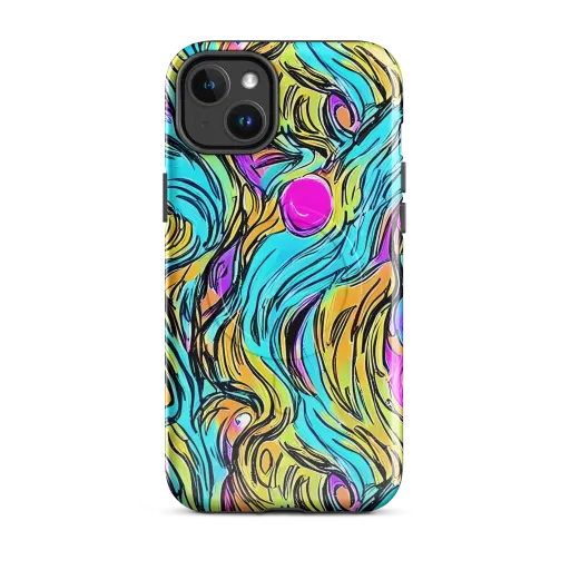 Liquid Neon on a MagSafe Tough Case for iPhone®