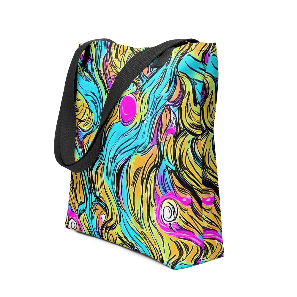 Liquid Neon on Tote Bag — Front