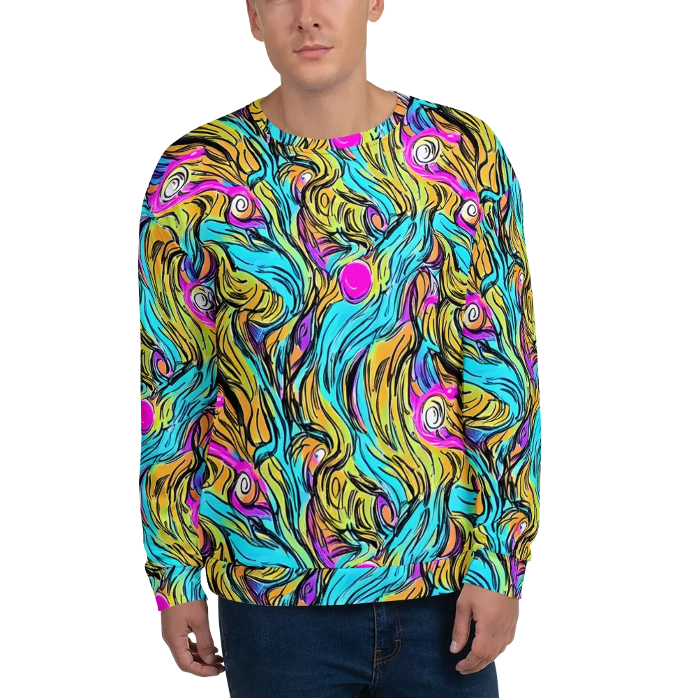 Liquid Neon on Sweatshirt — Front