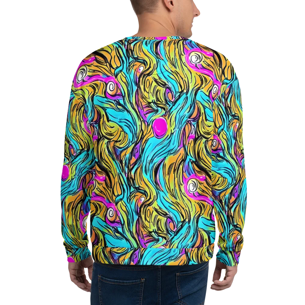 Liquid Neon on Sweatshirt — Back