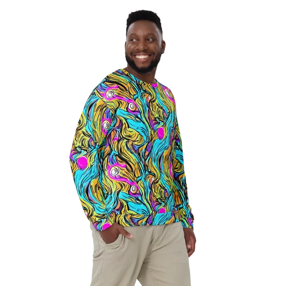 Liquid Neon on Sweatshirt — Front