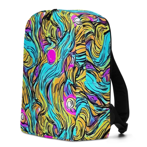 Liquid Neon on a Minimalist Backpack