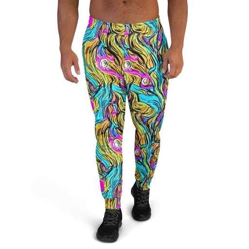 Liquid Neon on a Men's Joggers