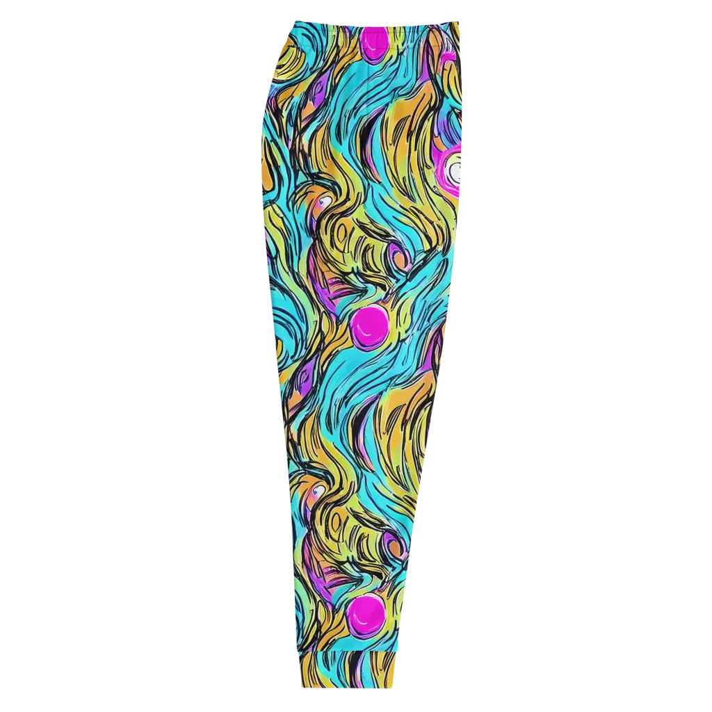 Liquid Neon on Men's Joggers — Right