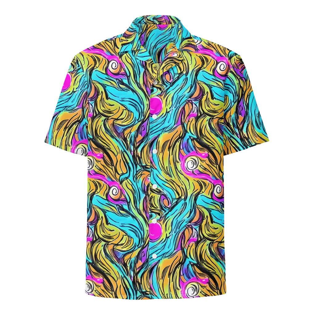 Liquid Neon on Button Shirt — Front