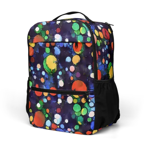 Painted Planetarium on a Utility Backpack