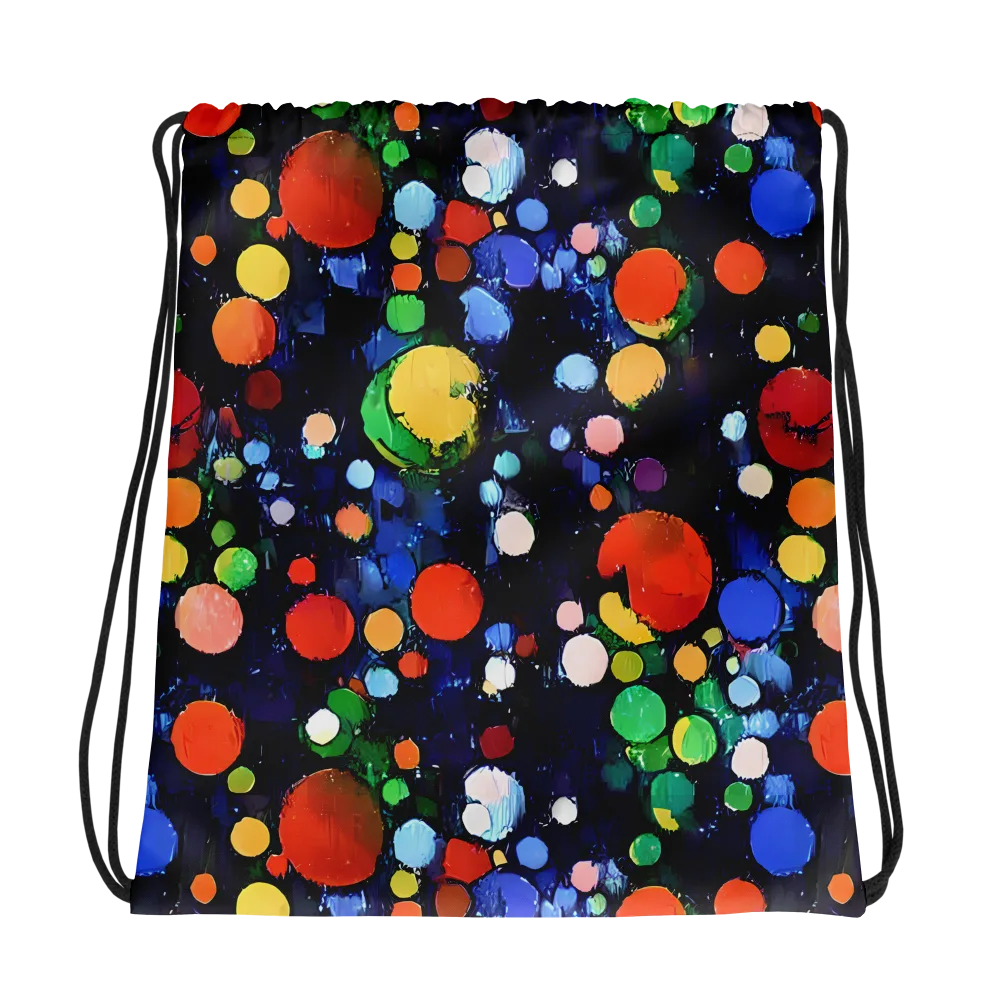 Painted Planetarium on Drawstring Bag — Photo