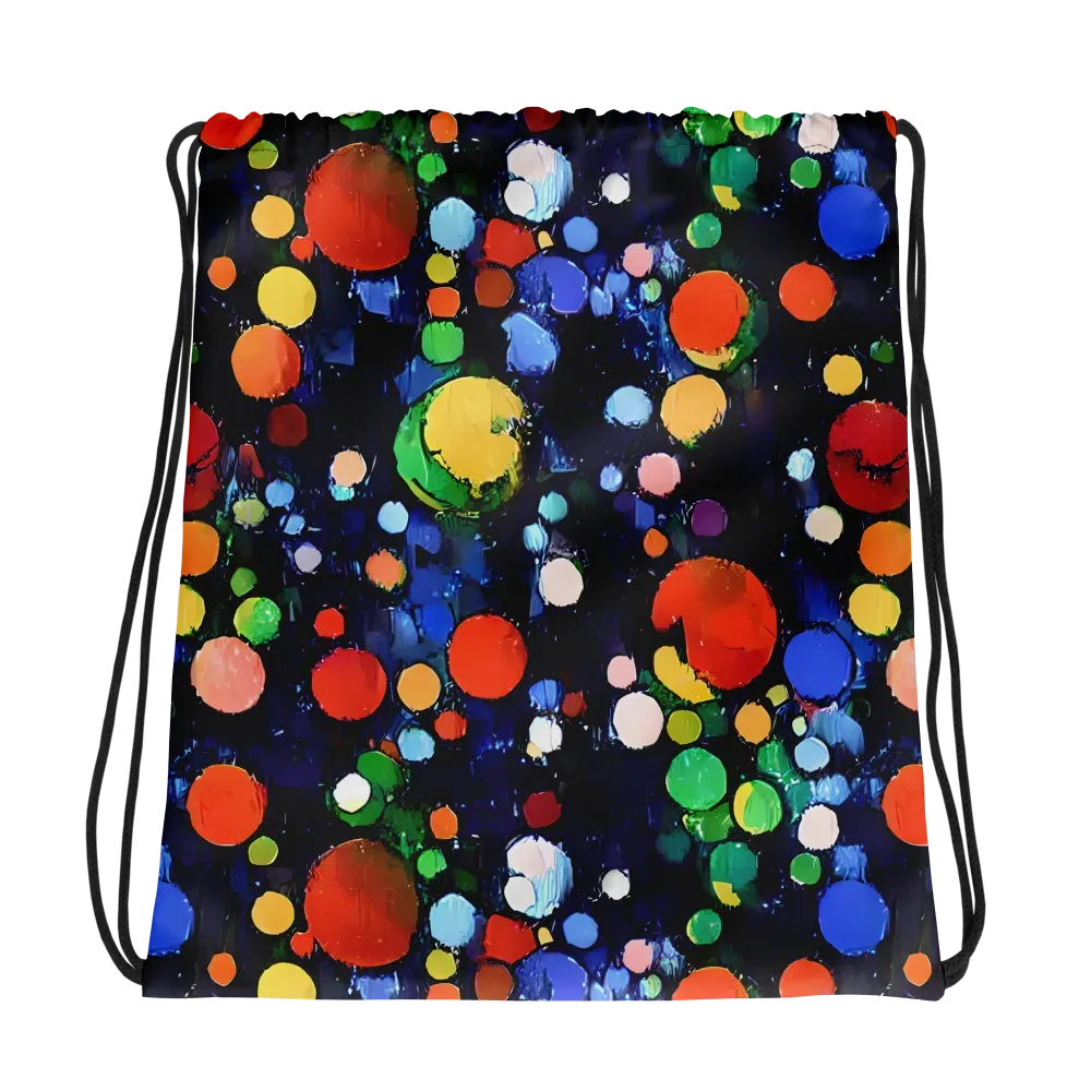 Painted Planetarium on Drawstring Bag — Photo