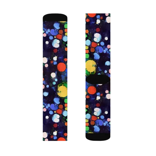 Painted Planetarium on a Socks