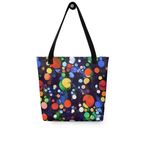 Painted Planetarium on a Tote Bag